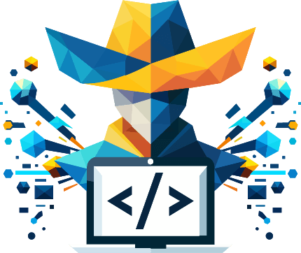 3d polygon musketeer logo